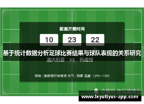 基于统计数据分析足球比赛结果与球队表现的关系研究